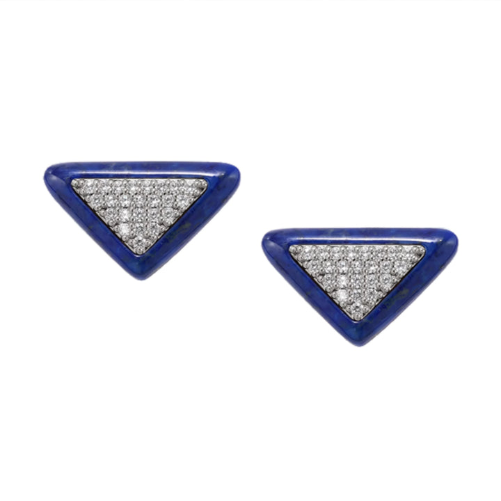 VORSA Diamante Triangle Earrings - Pair