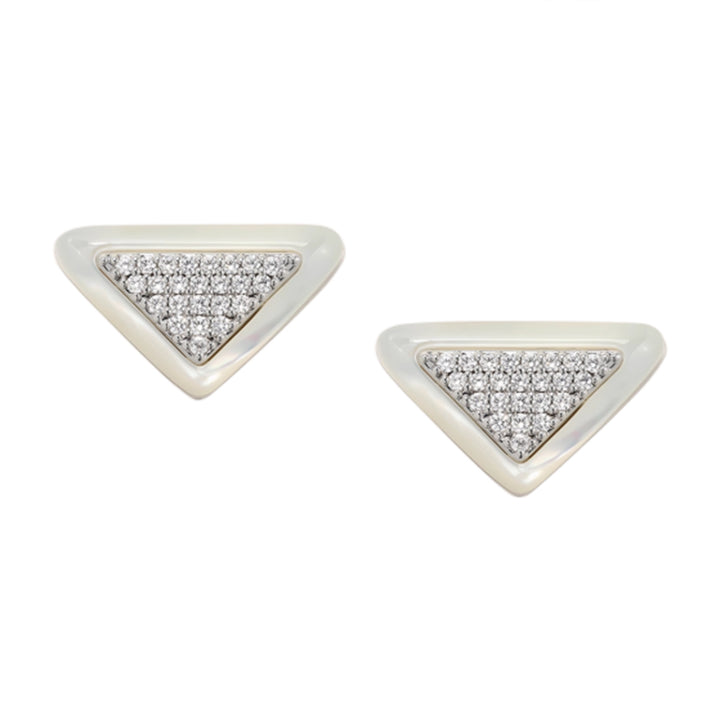 VORSA Diamante Triangle Earrings - Pair
