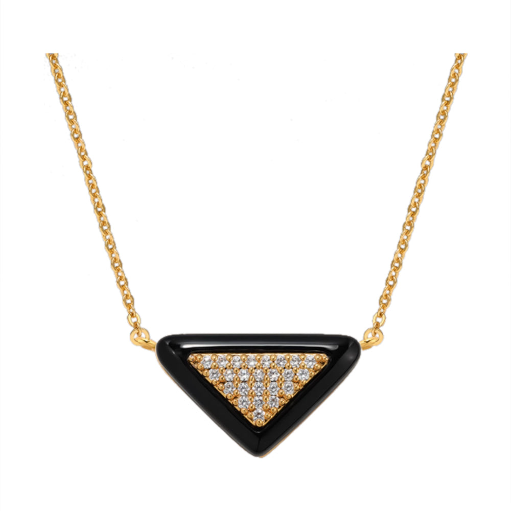 VORSA Diamante Triangle Necklace
