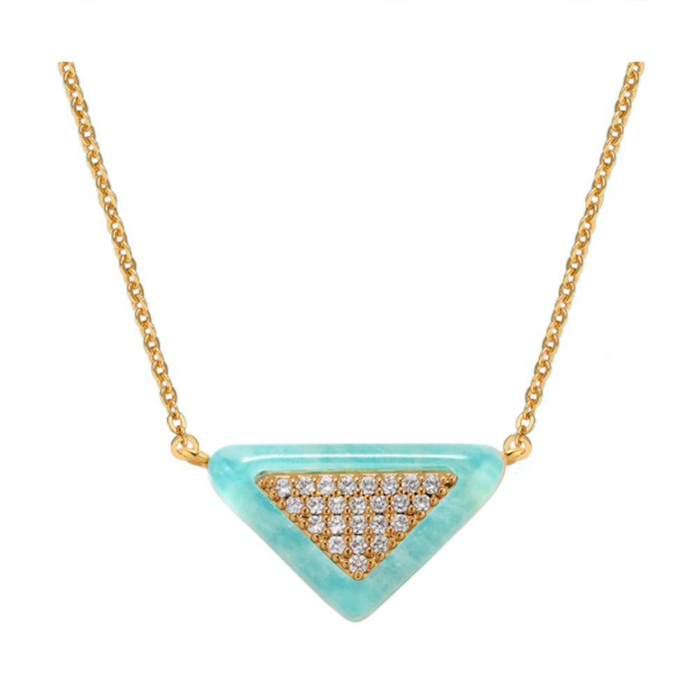 VORSA Diamante Triangle Necklace