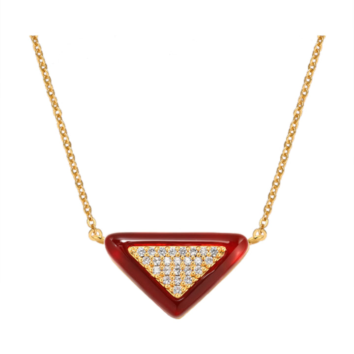 VORSA Diamante Triangle Necklace
