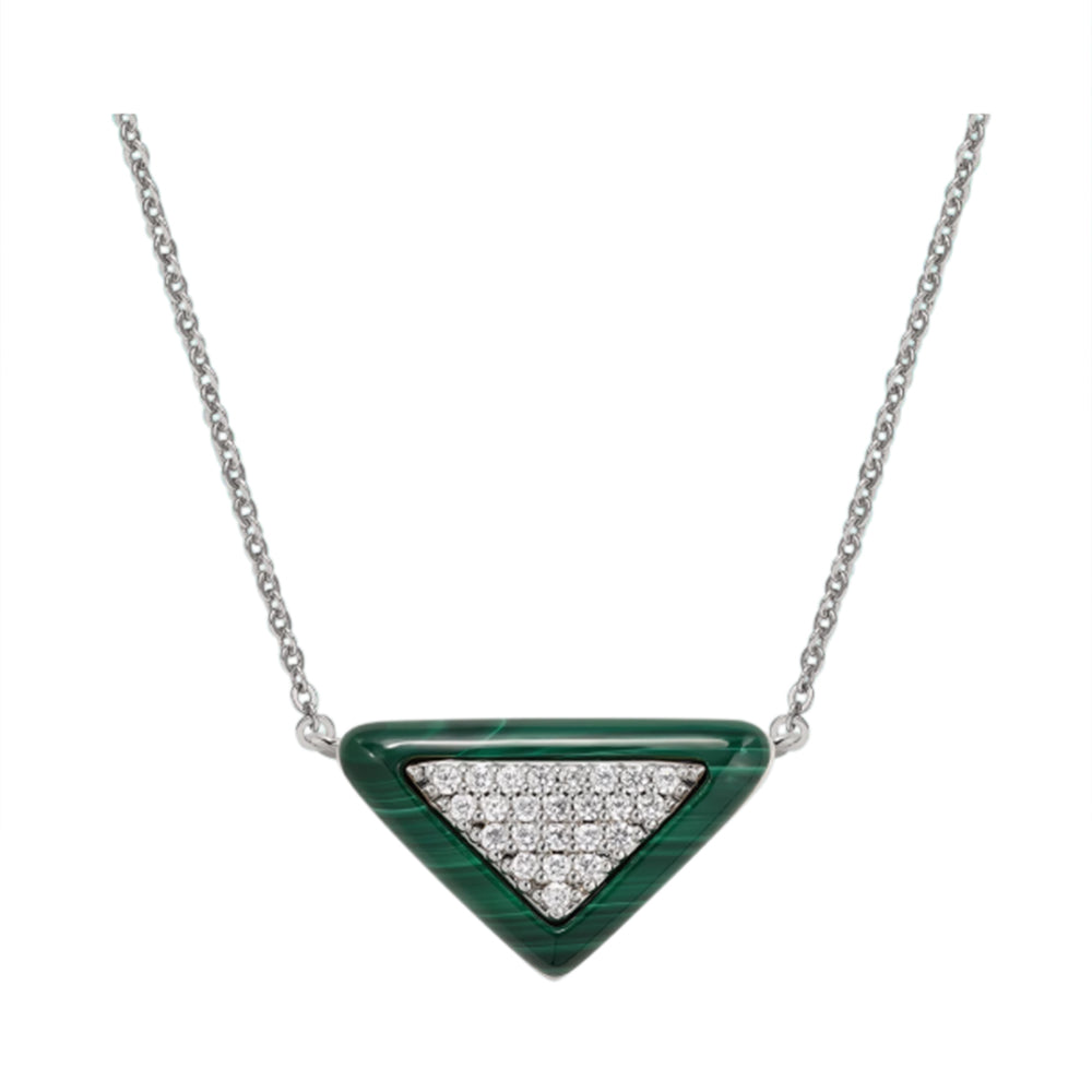 VORSA Diamante Triangle Necklace