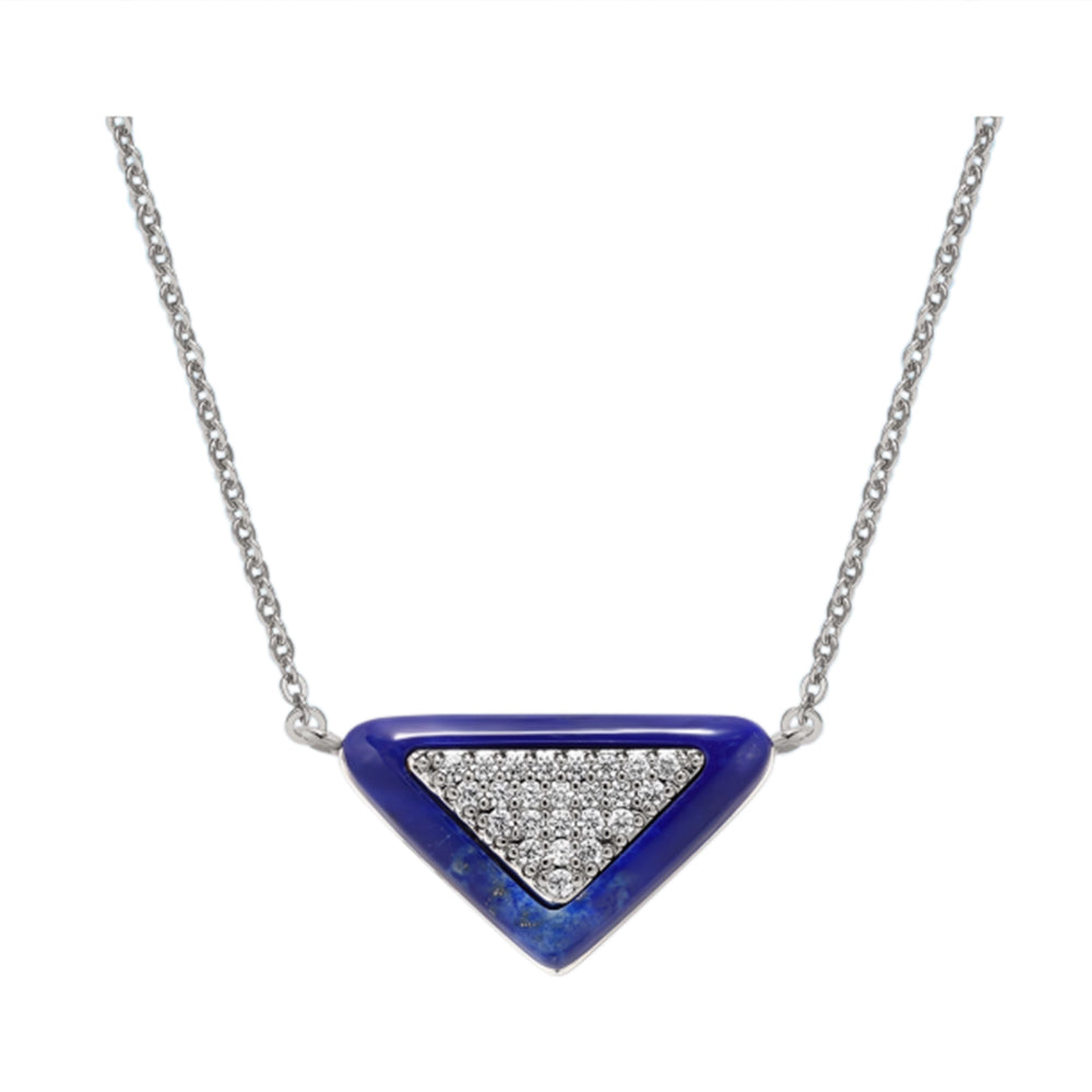 VORSA Diamante Triangle Necklace