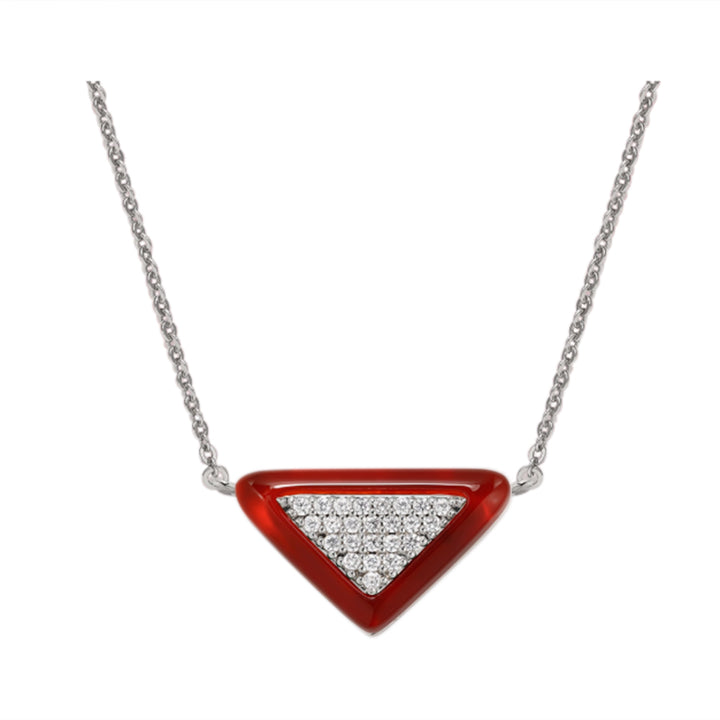 VORSA Diamante Triangle Necklace