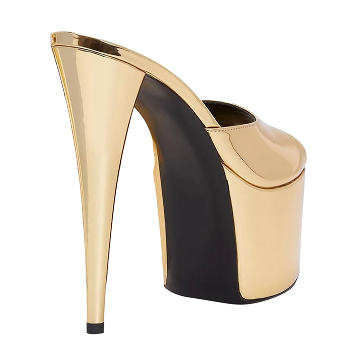 VOTCA Stiletto High Heel Mules Sandals