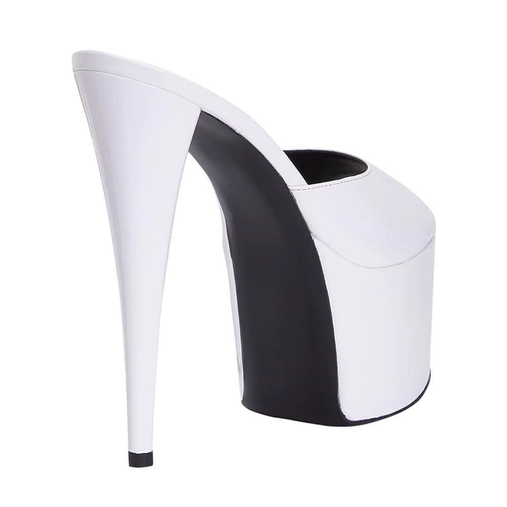 VOTCA Stiletto High Heel Mules Sandals