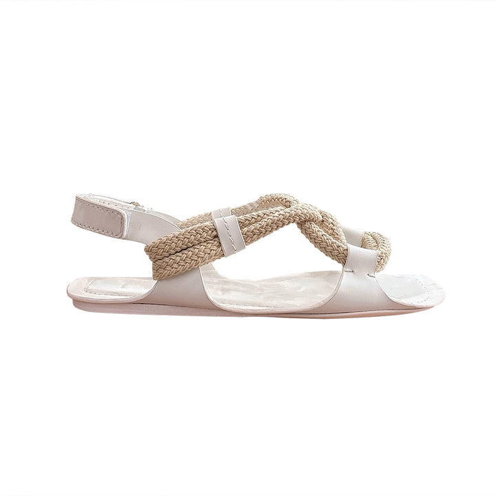VOTUA Rope Flat Sandals