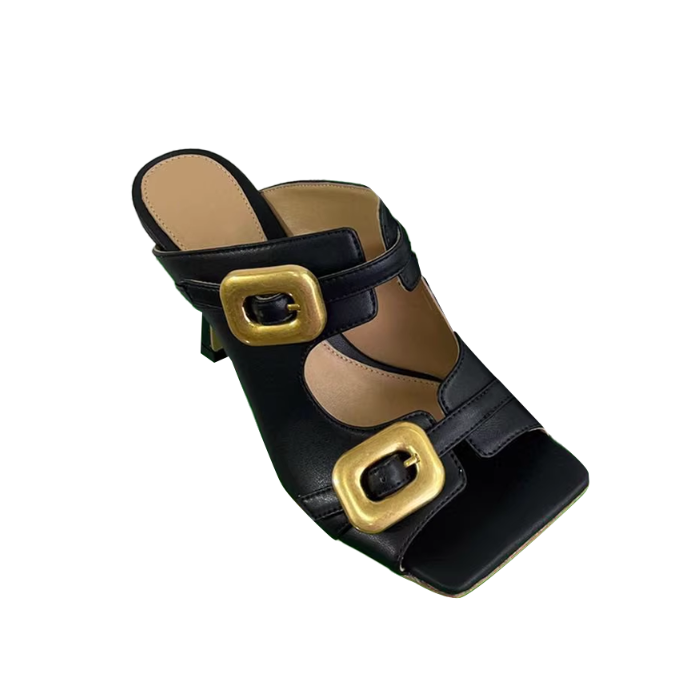 VTROS Buckled Mules Sandals