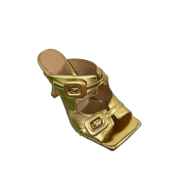 VTROS Buckled Mules Sandals