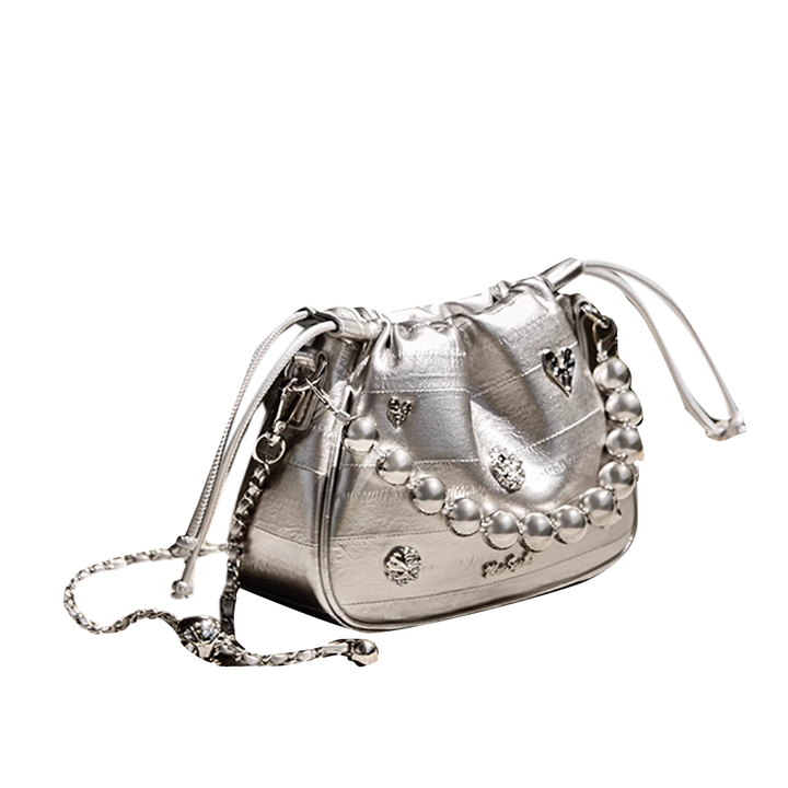 SEBRI Diamante And Pearl Cross Body Bag