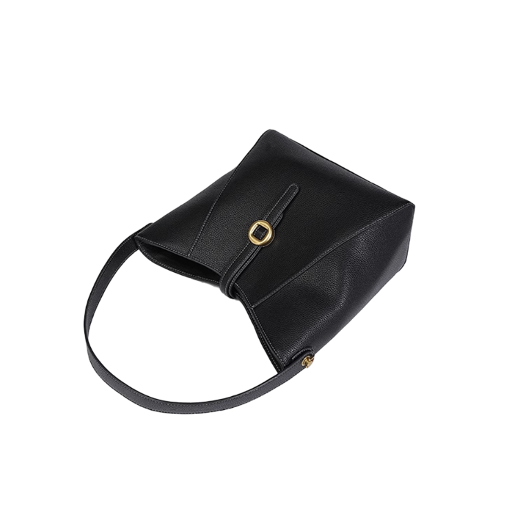 VUDIA Metal Lock Bucket Bag