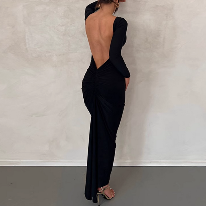 VUCHA Backless Evening Dress Gown