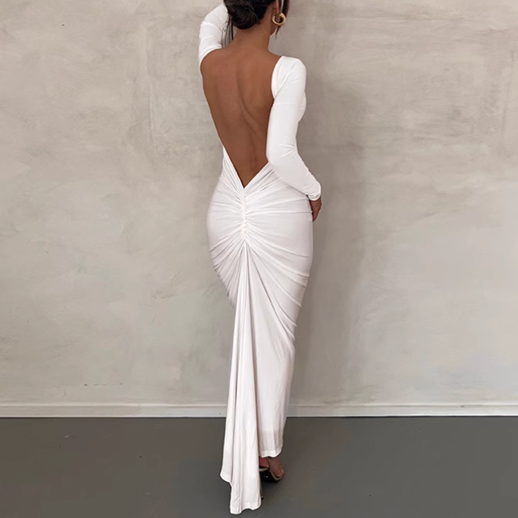 VUCHA Backless Evening Dress Gown