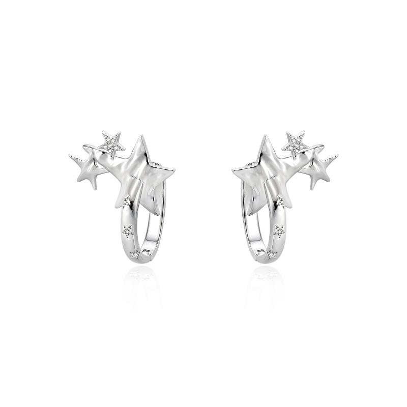 VUITA Diamante Star Earrings - Pair