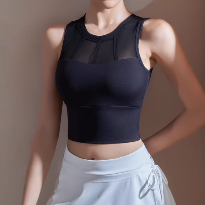 VUITO Yoga Pilates Dri-Fit Fitted Sports Bra