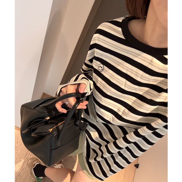 VUNAC Striped Long Sleeves Top