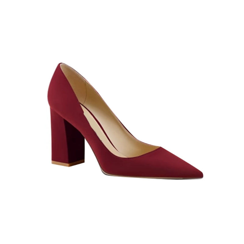 HUITO Block Heel Pumps - 6cm