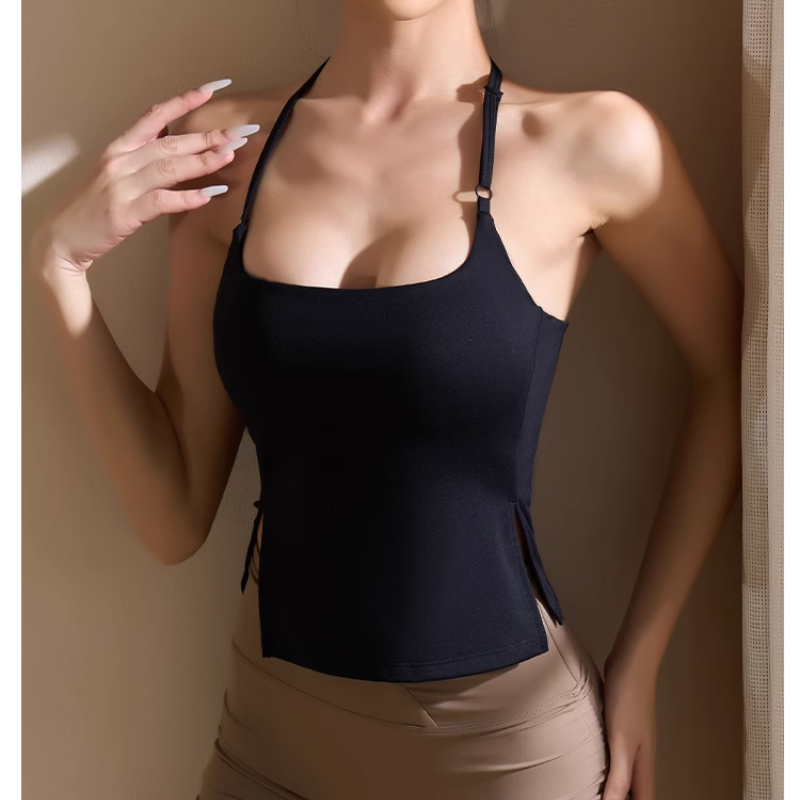 VUOTI Yoga Pilates Opening Fitted Sports Bra