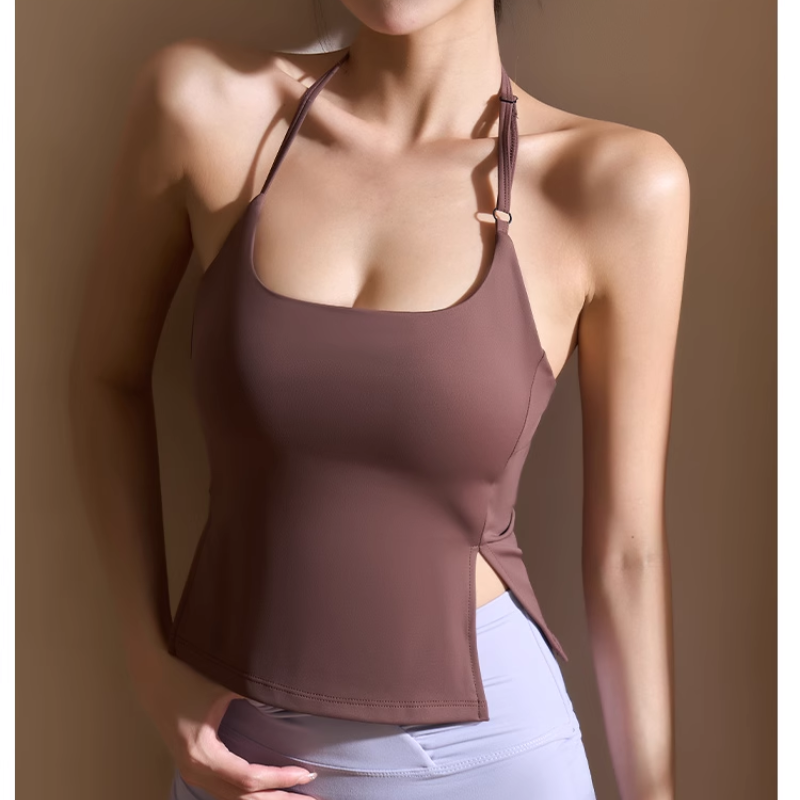 VUOTI Yoga Pilates Opening Fitted Sports Bra