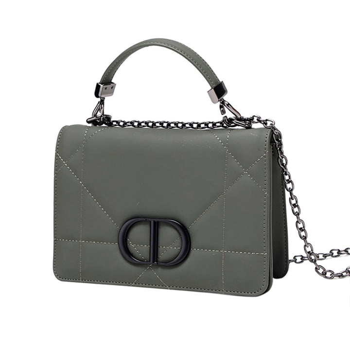 VUSTE Metal Lock Quilted Cross Body Bag