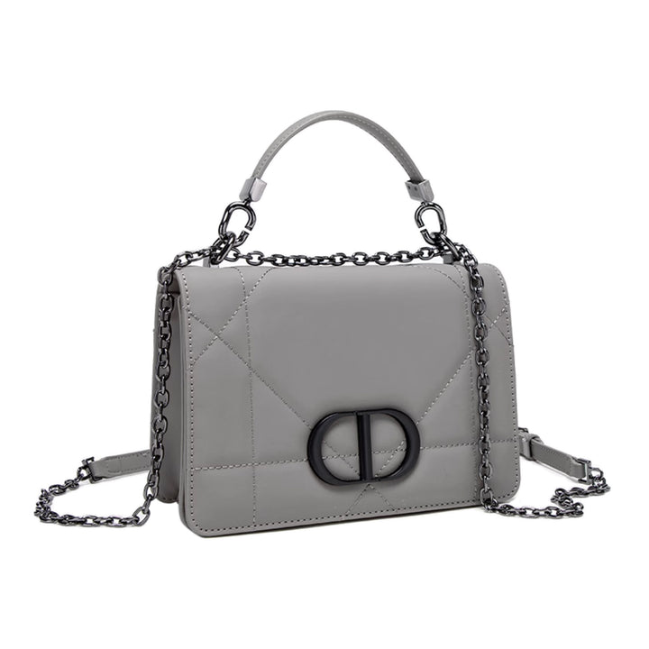 VUSTE Metal Lock Quilted Cross Body Bag