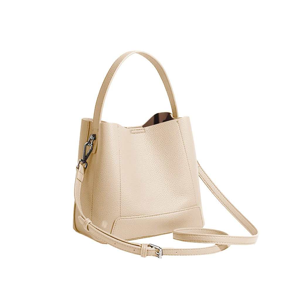 VUTBI Leather Bucket Bag