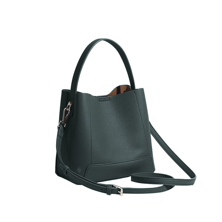 VUTBI Leather Bucket Bag