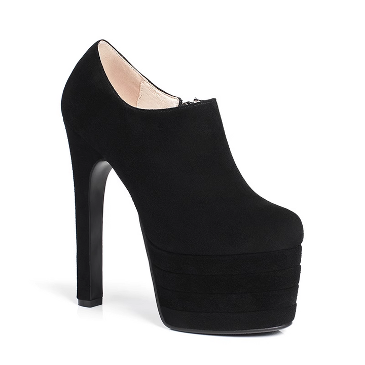 VUTGA Suede Platform High Heels