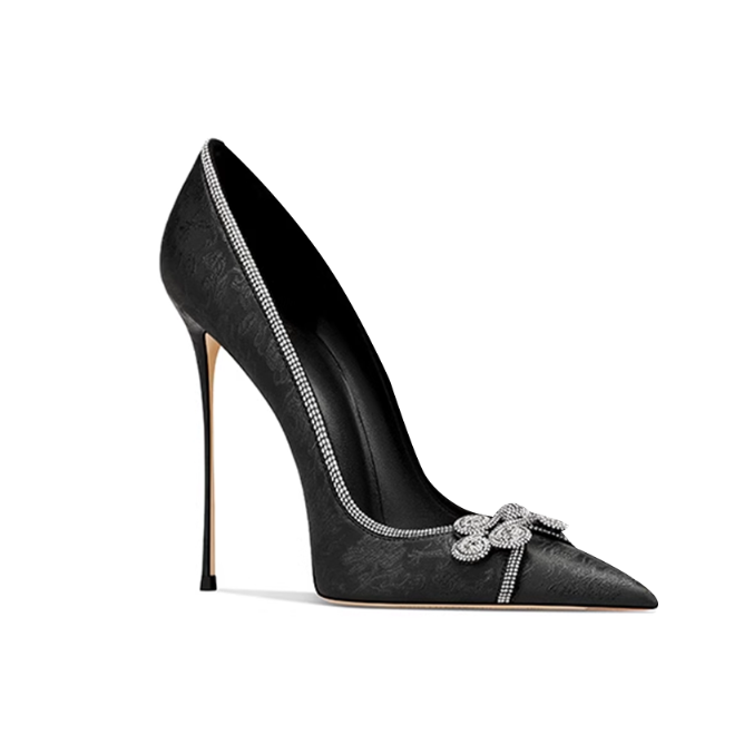 VUTRI Diamante Stiletto Heel Pumps - 10cm