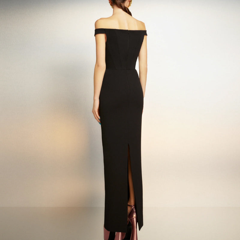 XAVRI Off-Shoulder Evening Dress Gown