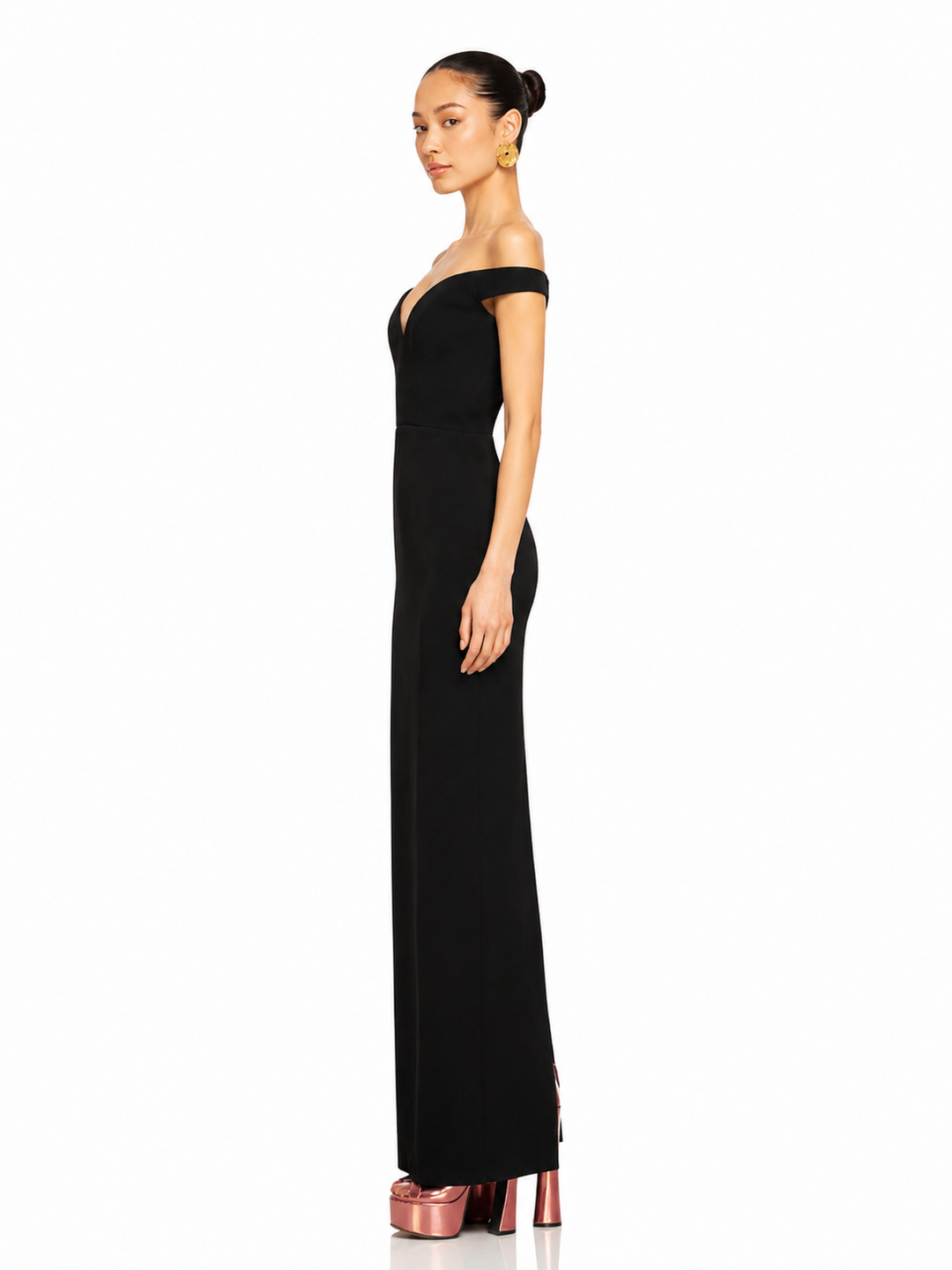 XAVRI Off-Shoulder Evening Dress Gown
