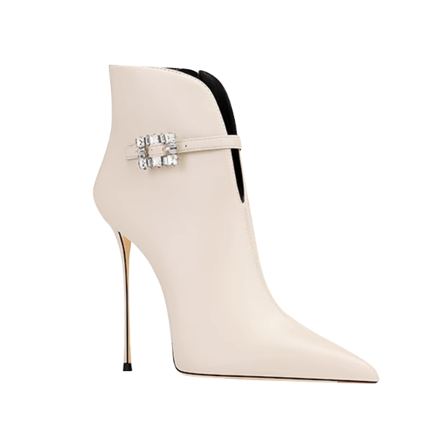 XOJIA Diamante Ankle Boots