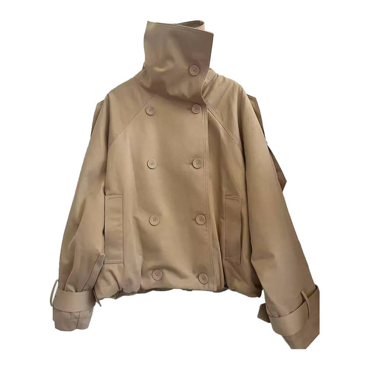 XUDAN Lapel Biker Jacket