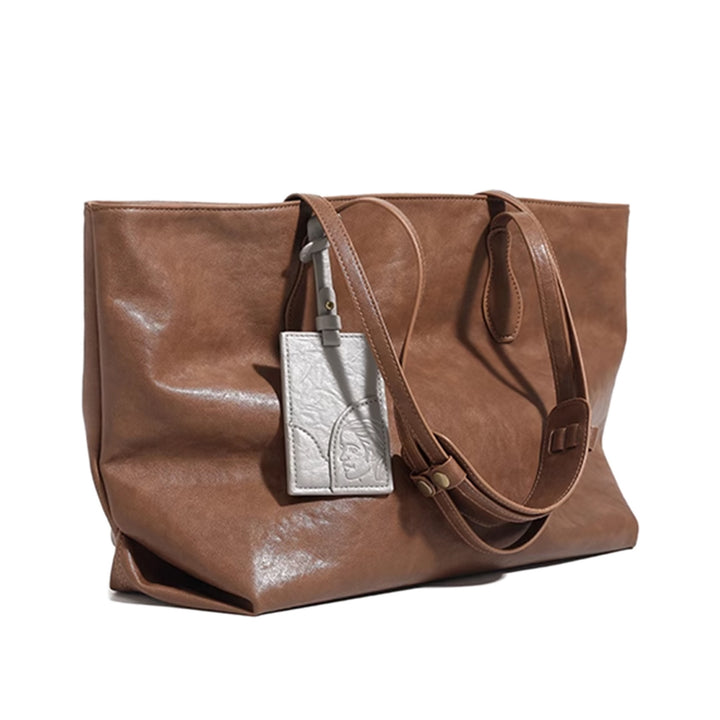 XUTHA Leather Oversized Tote Bag