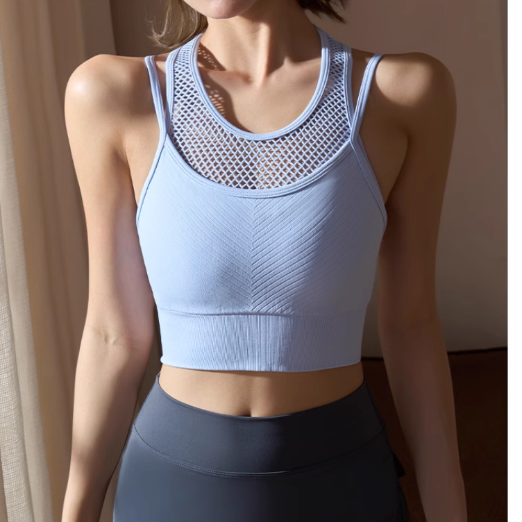 YOLDA Yoga Pilates Cut Out Fitted Sports Bra