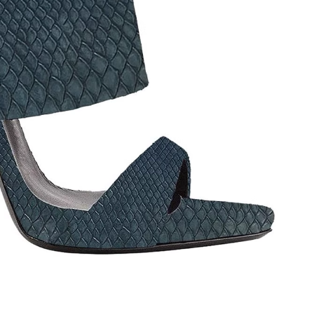 ZAVRU Braided Leather Mules Sandals