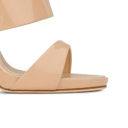 ZAVRU Patent Leather Mules Sandals