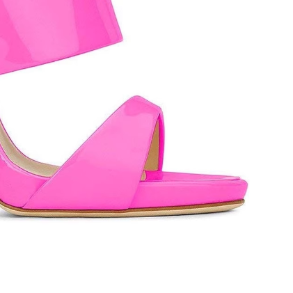 ZAVRU Patent Leather Mules Sandals