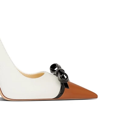 ZEVCO Bow Mid Heel Sandals - 6cm