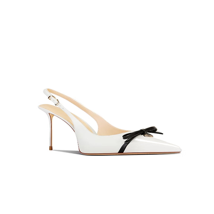 ZEVCO Bow Mid Heel Sandals - 6cm