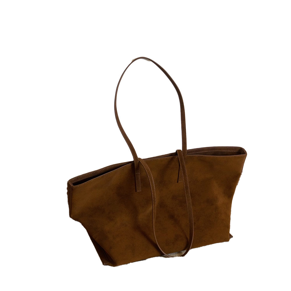 ZIACU Suede Oversized Tote Bag