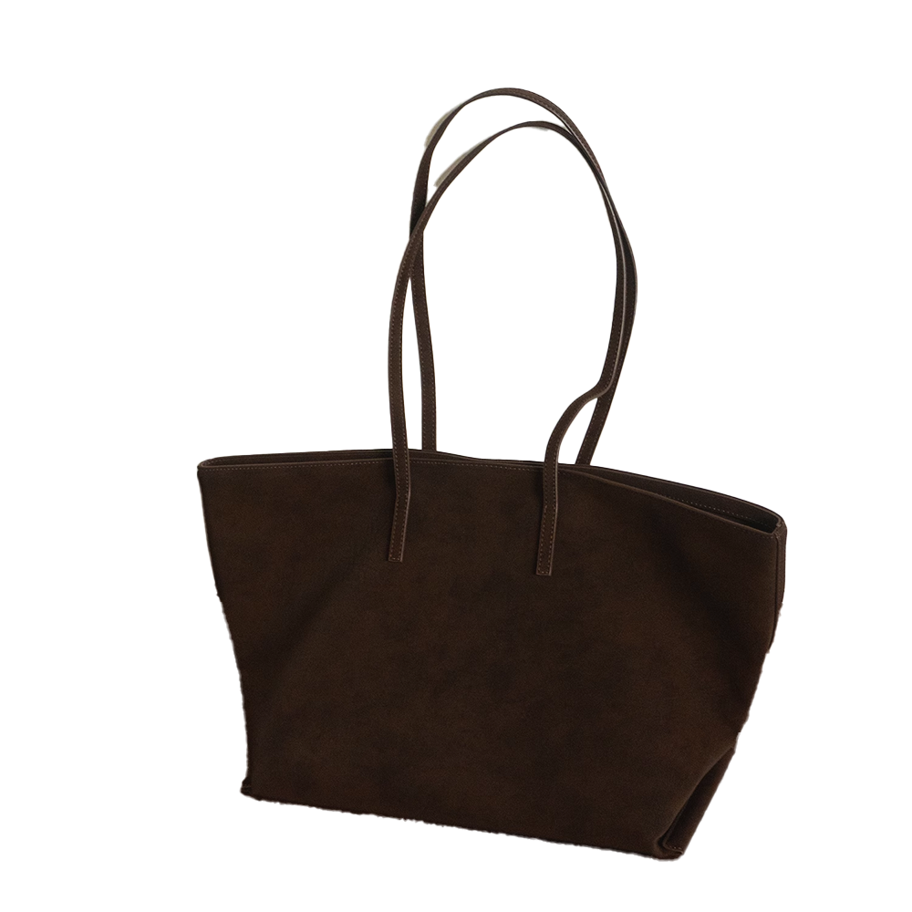 ZIACU Suede Oversized Tote Bag