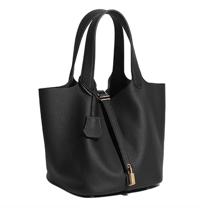 ZOVRI Leather Bucket Bag