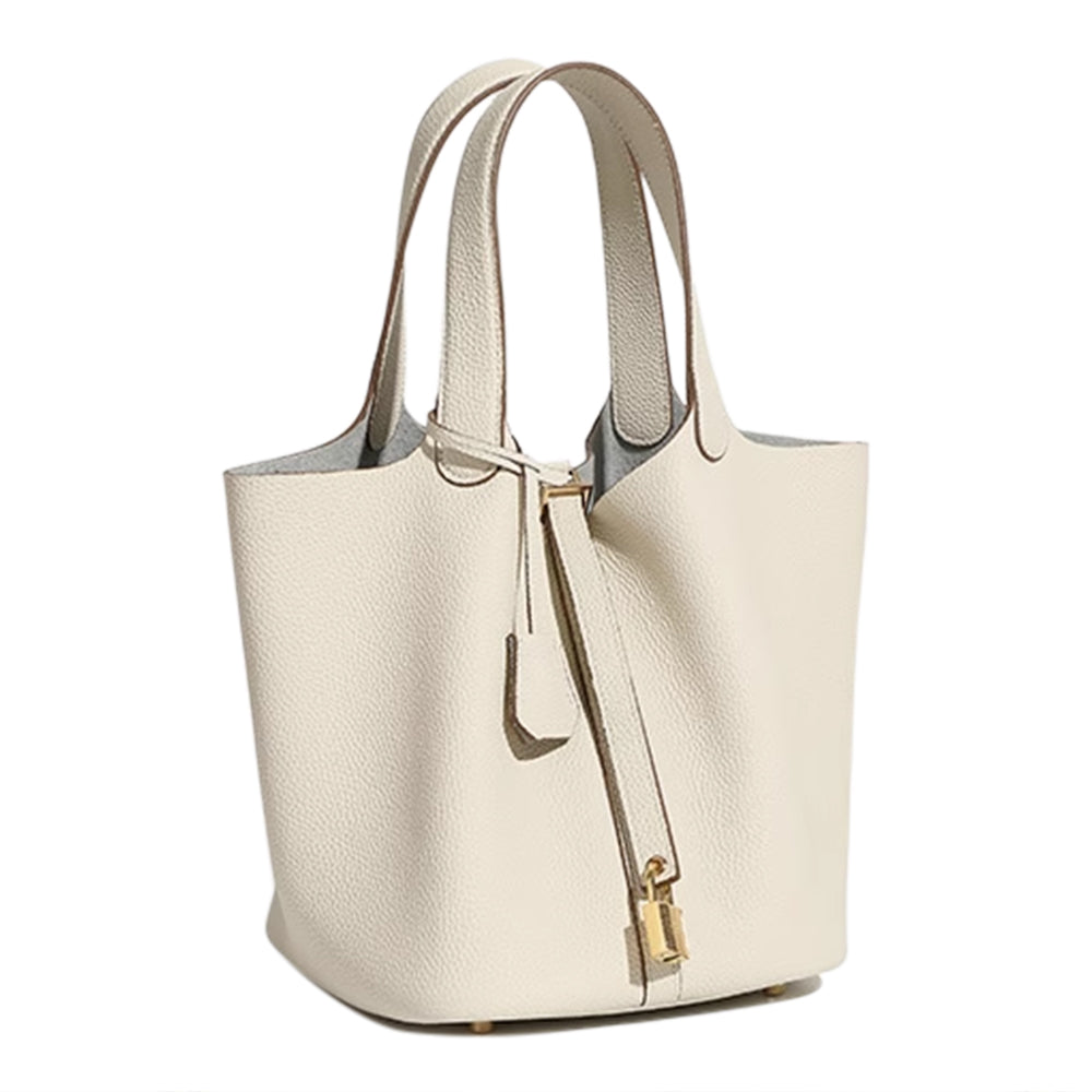 ZOVRI Leather Bucket Bag