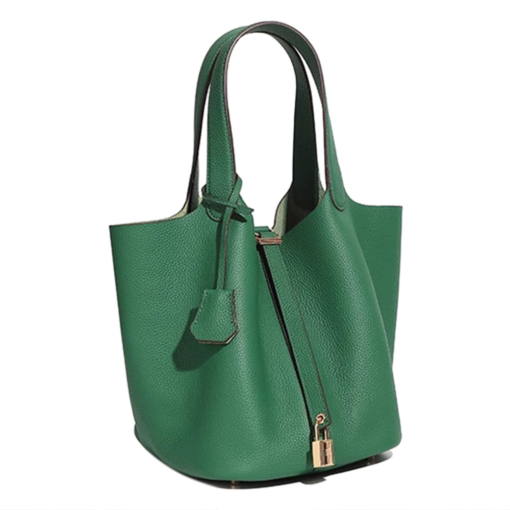 ZOVRI Leather Bucket Bag
