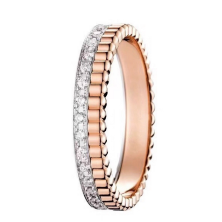 CIUAO Narrow Diamond Gear Ring