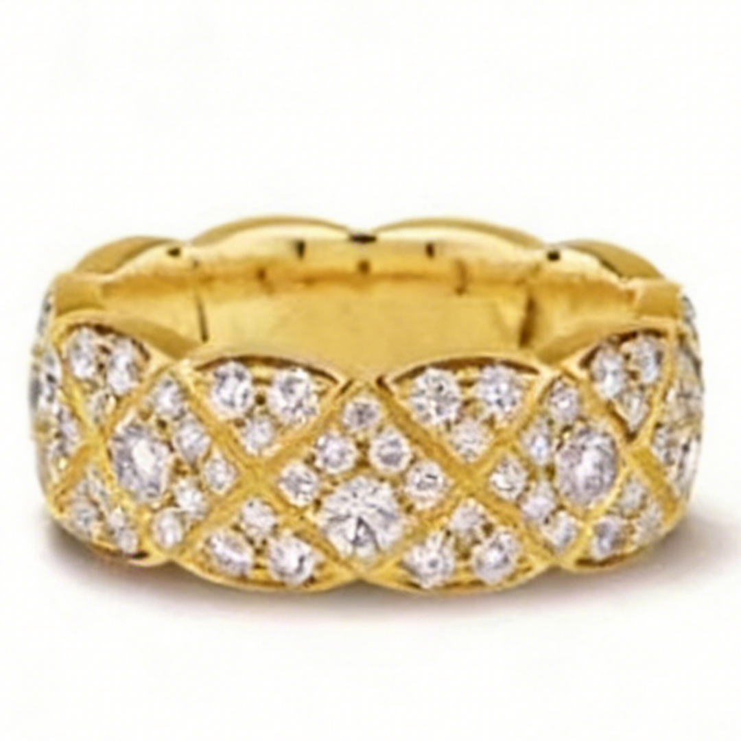 GINEI Starry Sky Quilted Ring