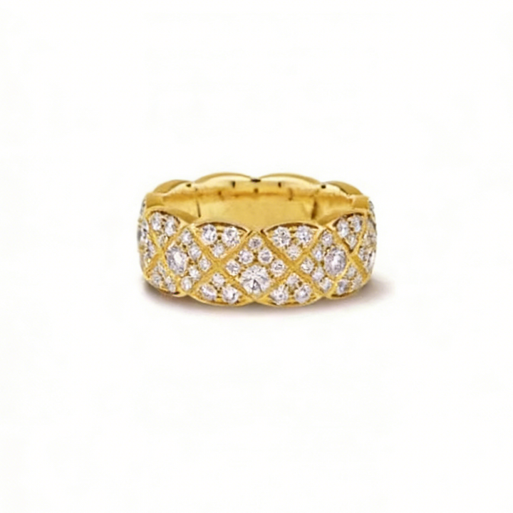 GINEI Starry Sky Quilted Ring