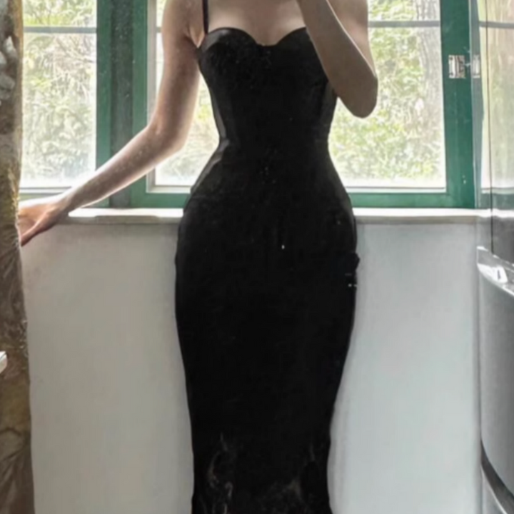 YUGUT Slip Evening Dress Gown