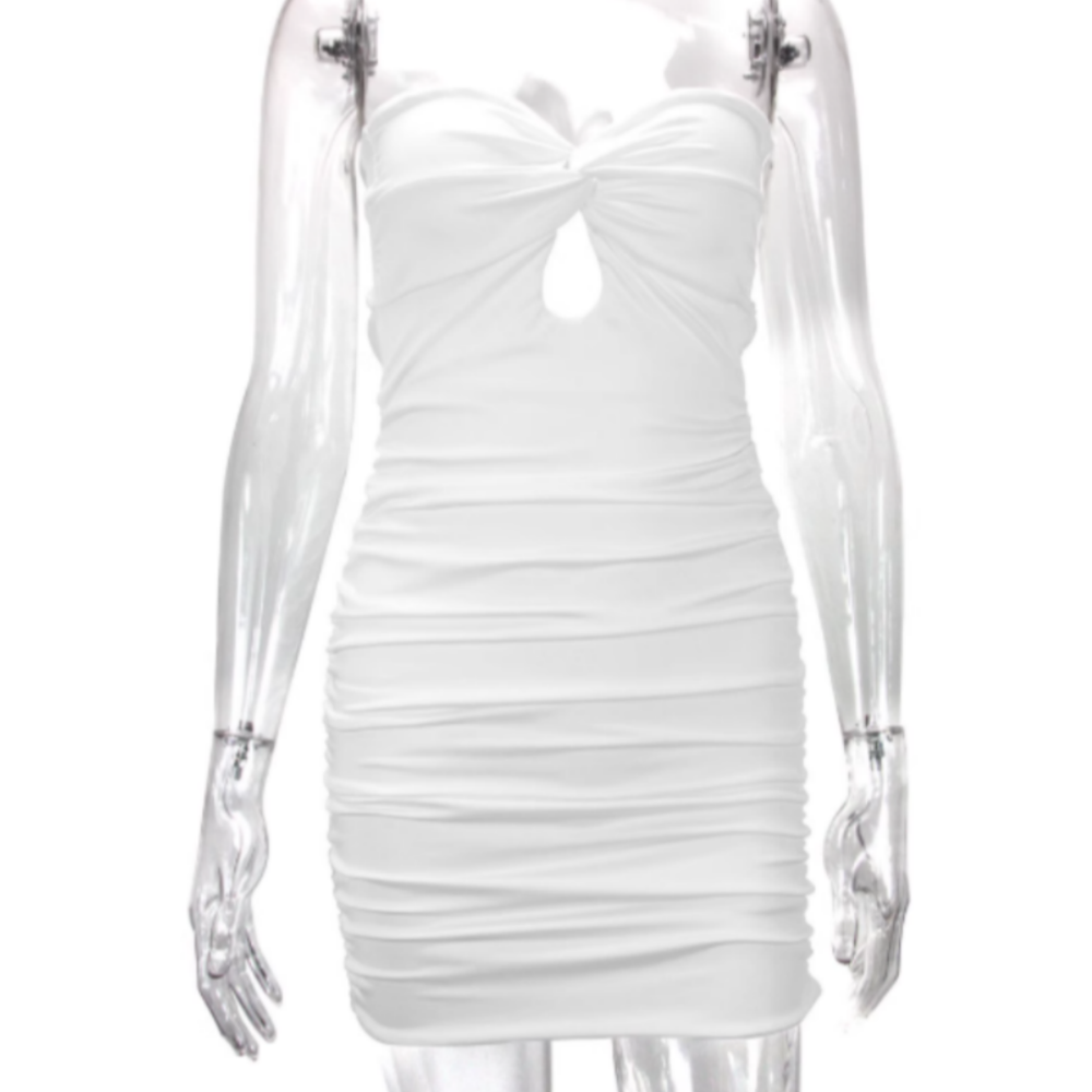 LAEIF Tube Mini Evening Dress Gown